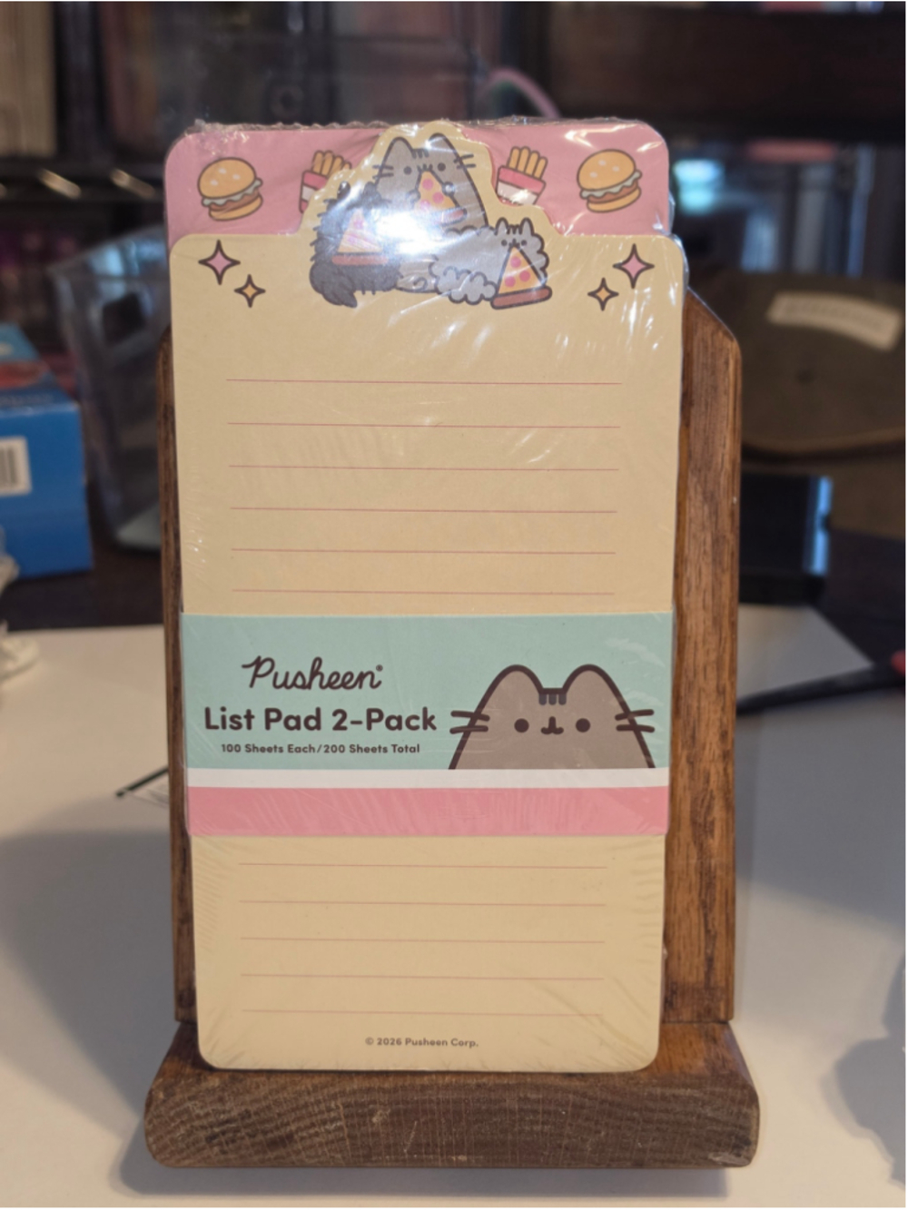 NB-2499 Pusheen Stationery List Pad 2-Pack 200 total sheets licensed